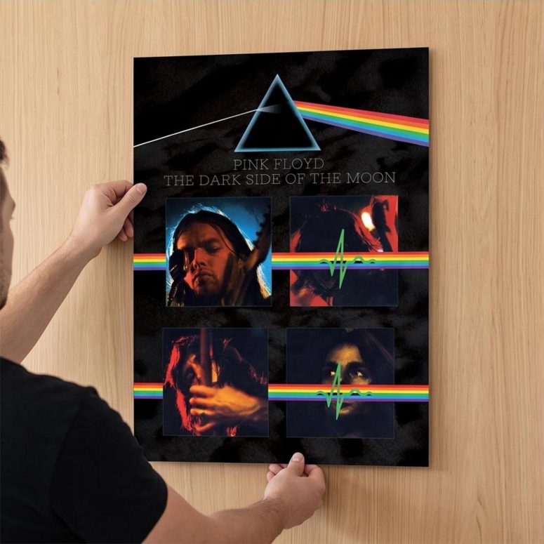 Pink Floyd Poster - DSOTM Band Live