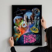 Pink Floyd Poster - DSOTM WYWH Animals Album Collage oil painting Pink Floyd Poster - DSOTM WYWH Animals Album Collage oil painting
