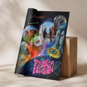 Pink Floyd Poster - DSOTM WYWH Animals Album Collage oil painting Pink Floyd Poster - DSOTM WYWH Animals Album Collage oil painting