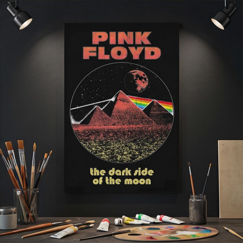 Pink Floyd Poster - DSOTM50 Pyramid Pink Floyd Poster - DSOTM50 Pyramid