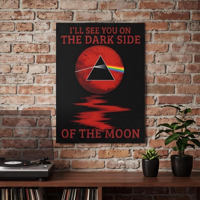 Pink Floyd Poster - I’ll see you on the Dark Side Pink Floyd Poster - I’ll see you on the Dark Side
