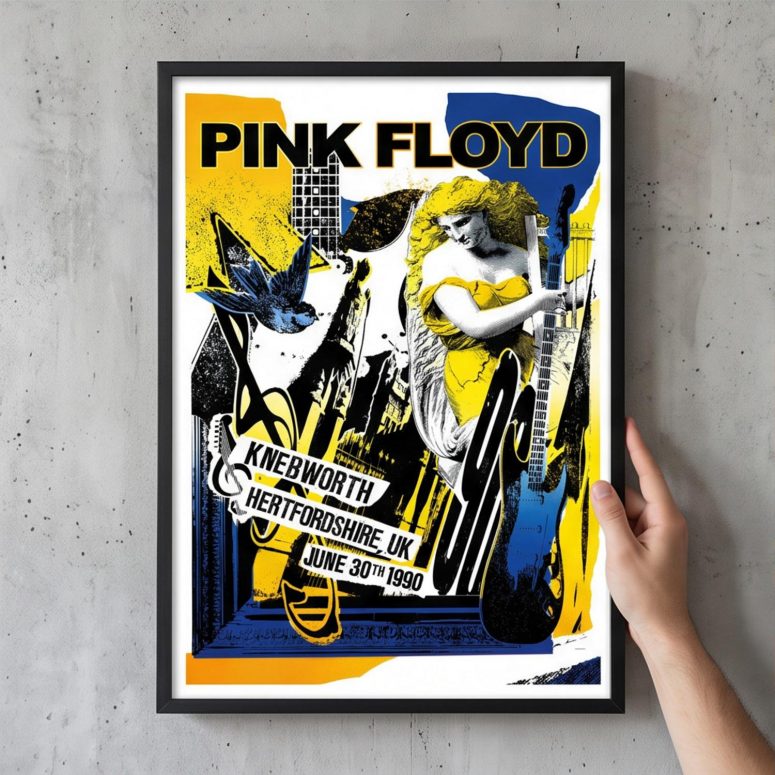 Pink Floyd Poster - Knebworth 1990