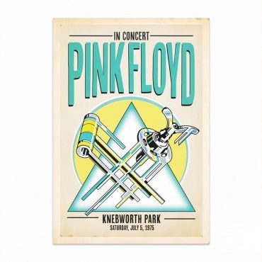 Pink Floyd Poster - Knebworth Park 1975 Pink Floyd Poster - Knebworth Park 1975