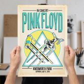 Pink Floyd Poster - Knebworth Park 1975 Pink Floyd Poster - Knebworth Park 1975