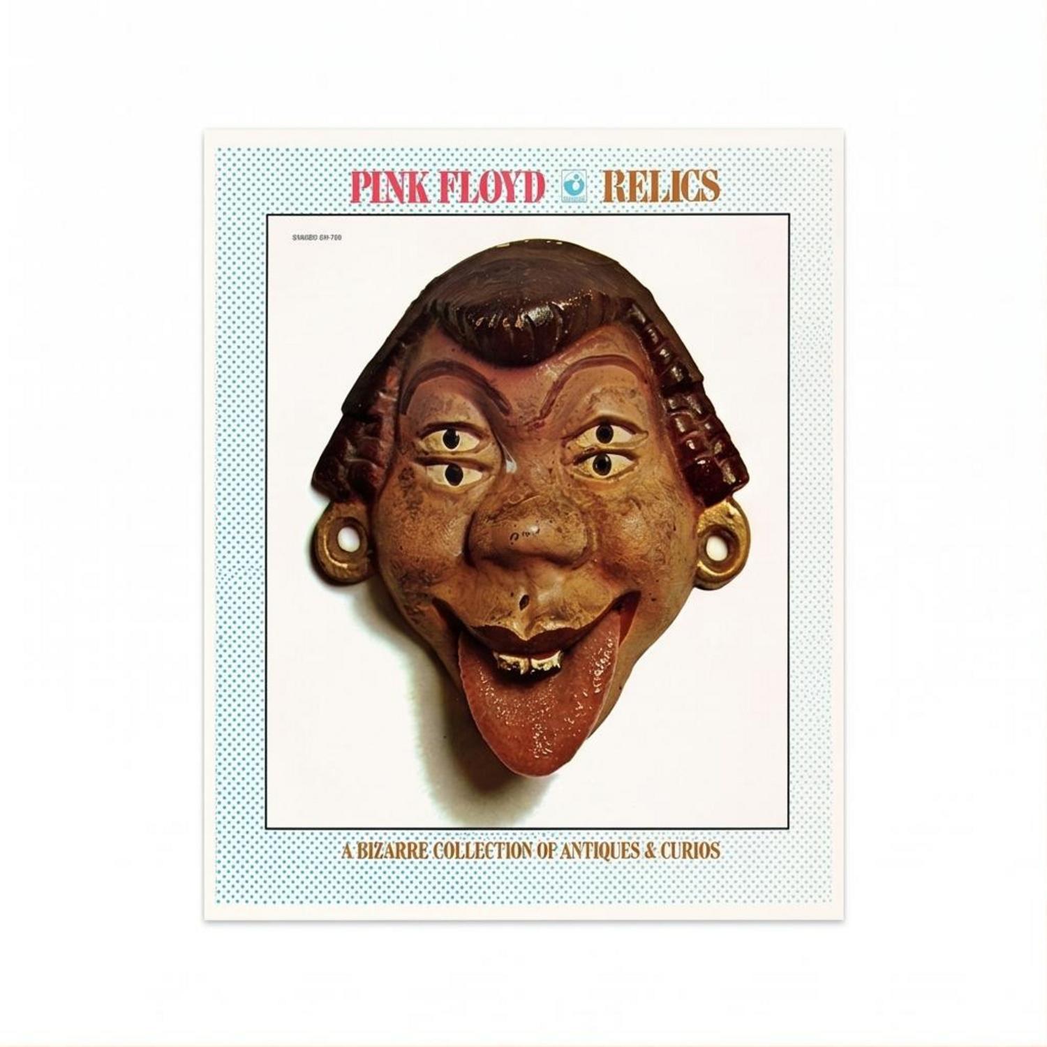 Pink Floyd Poster - Pink Floyd A Bizarre Collection The Relics Mask 1971 Pink Floyd Poster - Pink Floyd A Bizarre Collection The Relics Mask 1971