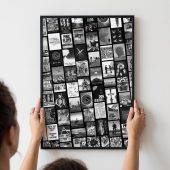 Pink Floyd Poster - Pink Floyd Artwork Poster Collage Black White