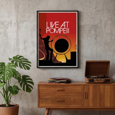 Pink Floyd Poster - Pink Floyd Live At Pompeii