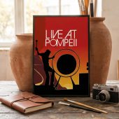 Pink Floyd Poster - Pink Floyd Live At Pompeii Pink Floyd Poster - Pink Floyd Live At Pompeii
