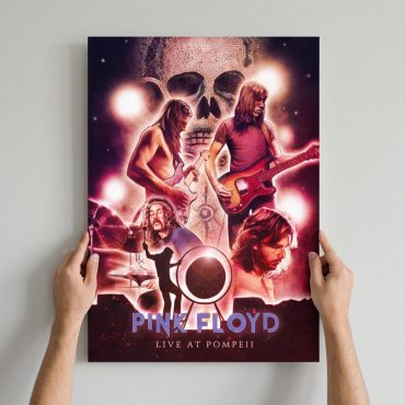 Pink Floyd Poster - Pink Floyd Live At PomPeii Illustration