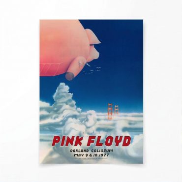 Pink Floyd Poster - Pink Floyd Oakland Coliseum Poster
