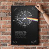 Pink Floyd Poster - Pink Floyd quote Time Art Pre Signed Pink Floyd Poster - Pink Floyd quote Time Art Pre Signed