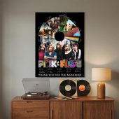 Pink Floyd Poster - Pink Floyd Shirt Time Line Album Collage Signature Pink Floyd Poster - Pink Floyd Shirt Time Line Album Collage Signature