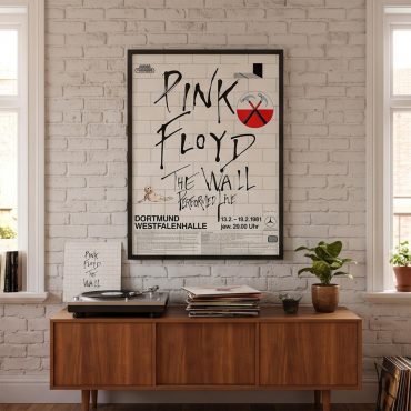 Pink Floyd Poster - Pink Floyd The Wall Original Vintage Tour Poster for Dortmund Germany 1981