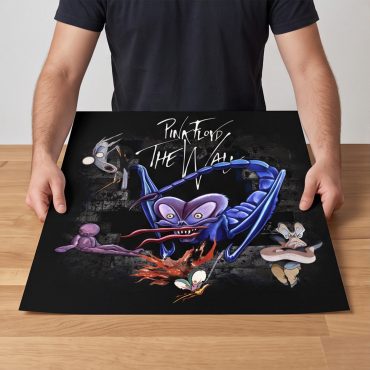 Pink Floyd Poster - Pink Floyd The Wall Scorpion Mother Vintage