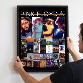 Pink Floyd Poster - Retro DSOTM Members