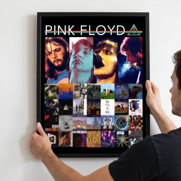 Pink Floyd Poster - Retro DSOTM Members