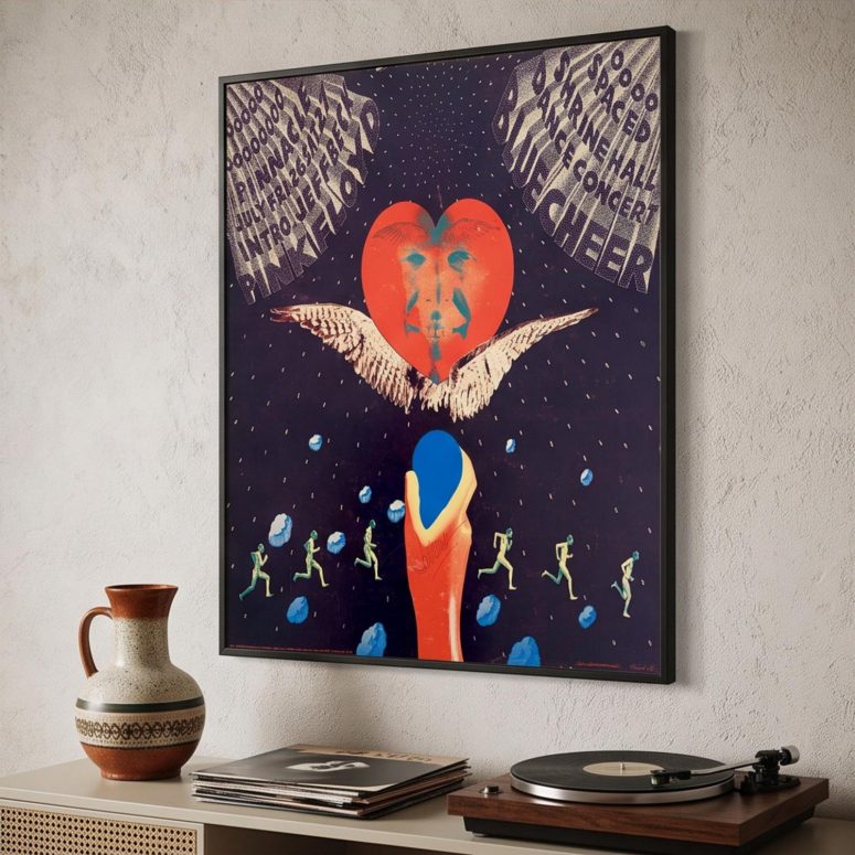 Pink Floyd Poster - Shrine Exposition Hall 1968 Pink Floyd Poster - Shrine Exposition Hall 1968