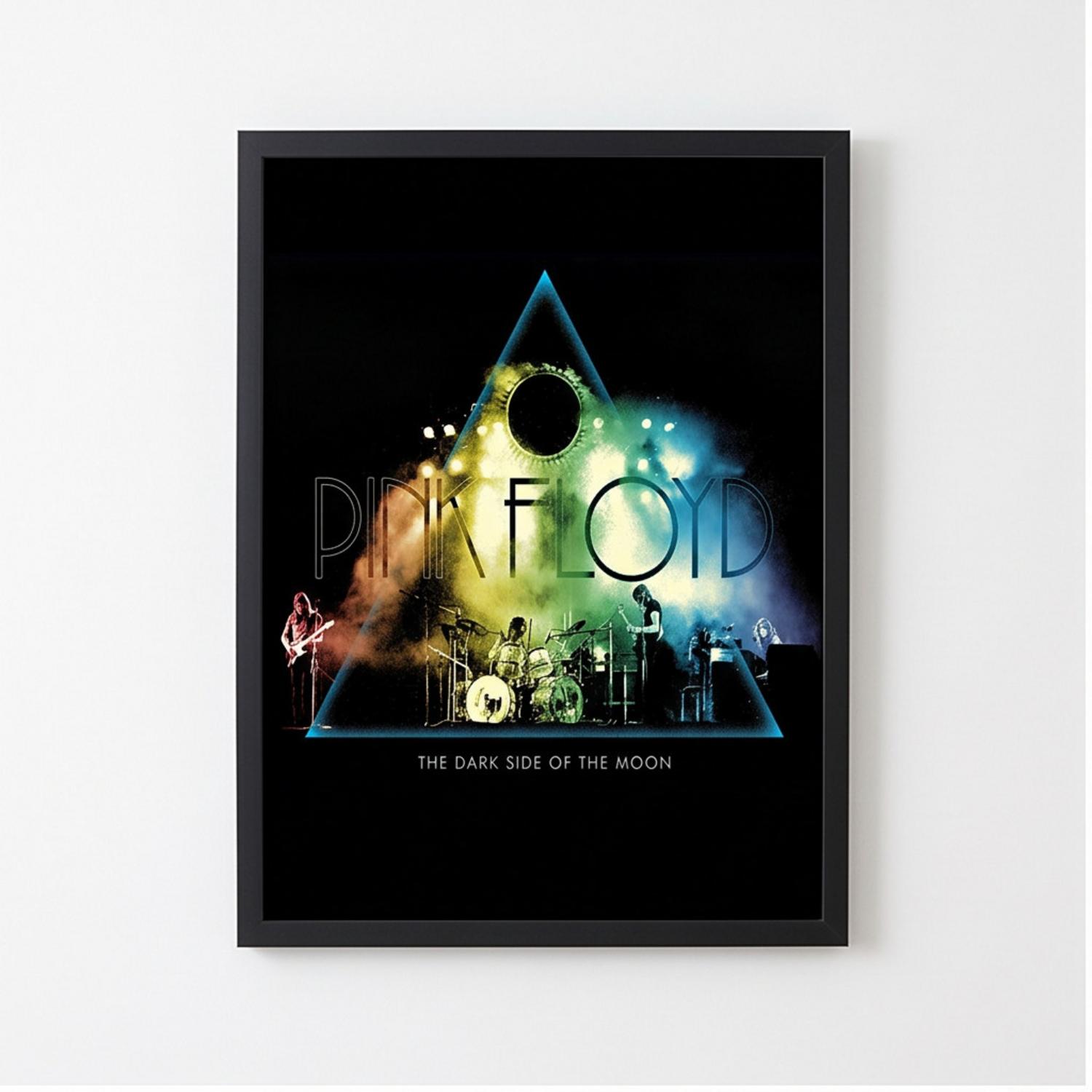 Pink Floyd Poster - TDSOTM 50 Live Colors Pink Floyd Poster - TDSOTM 50 Live Colors