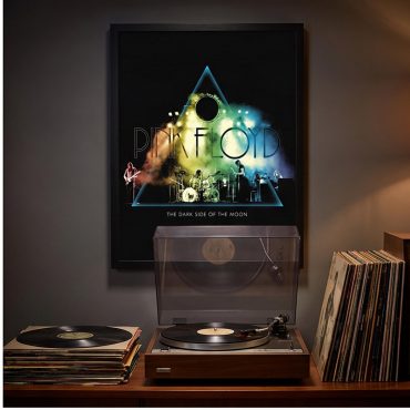 Pink Floyd Poster - TDSOTM 50 Live Colors