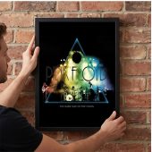 Pink Floyd Poster - TDSOTM 50 Live Colors Pink Floyd Poster - TDSOTM 50 Live Colors