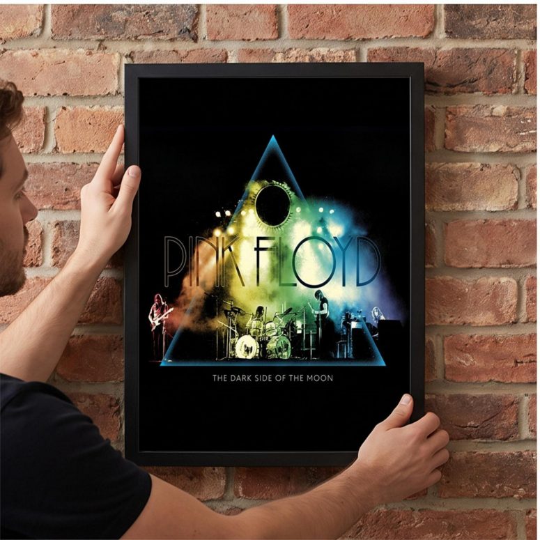 Pink Floyd Poster - TDSOTM 50 Live Colors Pink Floyd Poster - TDSOTM 50 Live Colors