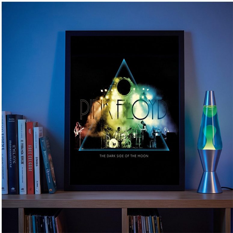 Pink Floyd Poster - TDSOTM 50 Live Colors Pink Floyd Poster - TDSOTM 50 Live Colors