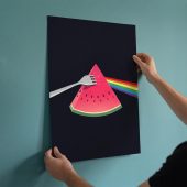 Pink Floyd Poster - The Fork Side of the Watermelon Pink Floyd Poster - The Fork Side of the Watermelon