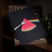 Pink Floyd Poster - The Fork Side of the Watermelon Pink Floyd Poster - The Fork Side of the Watermelon