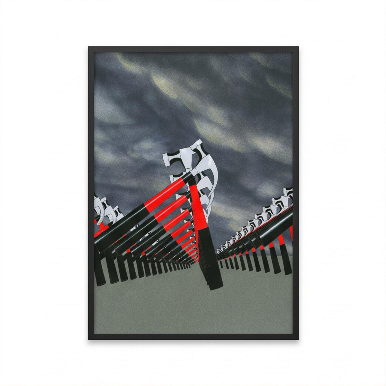Pink Floyd Poster - The Marching Hammers The Wall Pink Floyd Poster - The Marching Hammers The Wall