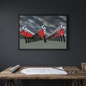 Pink Floyd Poster - The Marching Hammers The Wall Pink Floyd Poster - The Marching Hammers The Wall
