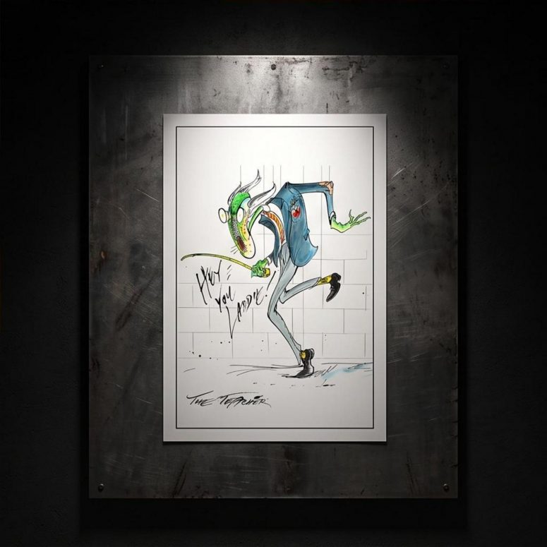 Pink Floyd Poster - The Teacher The Wall Tour
