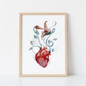 Pink Floyd Poster - The Wall Flower Heart What shall we do now