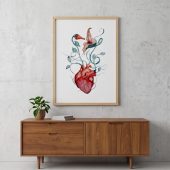 Pink Floyd Poster - The Wall Flower Heart What shall we do now Pink Floyd Poster - The Wall Flower Heart What shall we do now