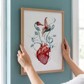 Pink Floyd Poster - The Wall Flower Heart What shall we do now Pink Floyd Poster - The Wall Flower Heart What shall we do now