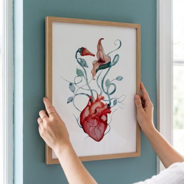 Pink Floyd Poster - The Wall Flower Heart What shall we do now