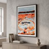Pink Floyd Poster - This is where the magic happens Pink Floyd in Pompeii Painting