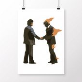 Pink Floyd Poster - Wish You Were Here Burning Man