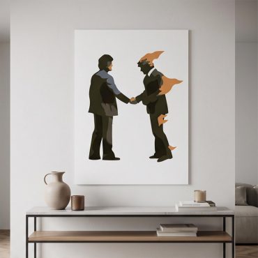 Pink Floyd Poster - Wish You Were Here Burning Man