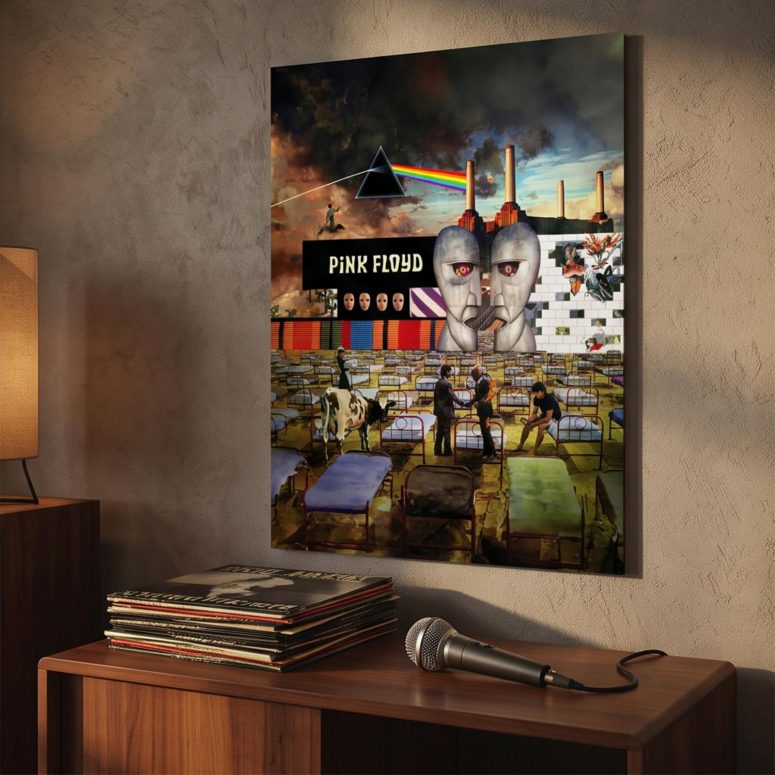Pink Floyd Poster - Wish You Were Here Dark Side Of The Moon Pink Floyd The Wall Division Bell Animals Pink Floyd Poster - Wish You Were Here Dark Side Of The Moon Pink Floyd The Wall Division Bell Animals