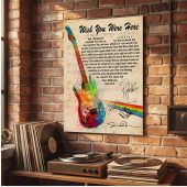 Pink Floyd Poster - Wish You Were Here Pink Floyd Sign Guitar Pink Floyd Poster - Wish You Were Here Pink Floyd Sign Guitar