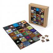 Pink Floyd Puzzle - Album Dark Side Of The Moon Collage