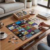Pink Floyd Puzzle - Album Dark Side Of The Moon Collage Pink Floyd Puzzle - Album Dark Side Of The Moon Collage