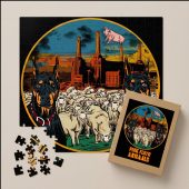 Pink Floyd Puzzle - Animals Dog Sheep Pig trippy Pink Floyd Puzzle - Animals Dog Sheep Pig trippy