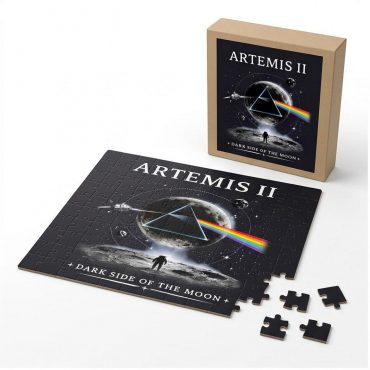 Pink Floyd Puzzle - Artemis II Dark Side of the Moon Space Mission Pink Floyd Puzzle - Artemis II Dark Side of the Moon Space Mission