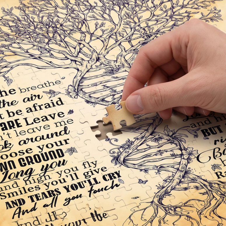 Pink Floyd Puzzle - Breathe Lyrics Pink Floyd Puzzle - Breathe Lyrics