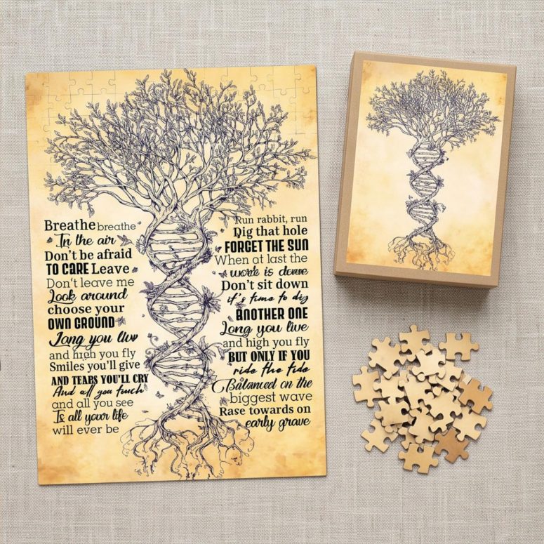 Pink Floyd Puzzle - Breathe Lyrics Pink Floyd Puzzle - Breathe Lyrics