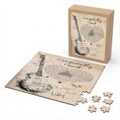 Pink Floyd Puzzle - Comfortably Numb Lyrics Band Signatures