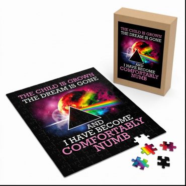 Pink Floyd Puzzle - Comfortably Numb The Child Is Grown The Dream Is Gone