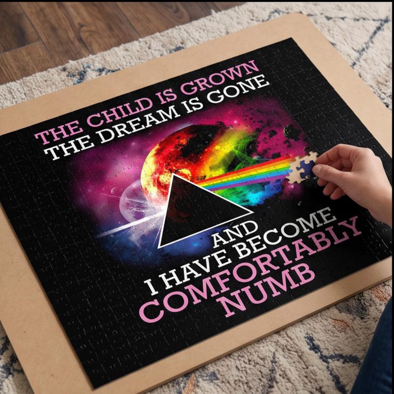 Pink Floyd Puzzle - Comfortably Numb The Child Is Grown The Dream Is Gone Pink Floyd Puzzle - Comfortably Numb The Child Is Grown The Dream Is Gone
