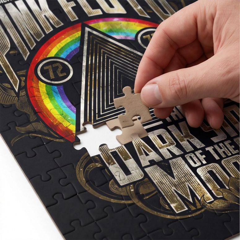 Pink Floyd Puzzle - Dark Side Of The Moon 1972 1973 Pink Floyd Puzzle - Dark Side Of The Moon 1972 1973